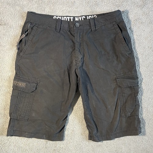 Schott cargo shorts w36 black - schott,