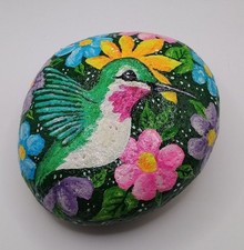 Hand Painted Pebble Stone Rock
