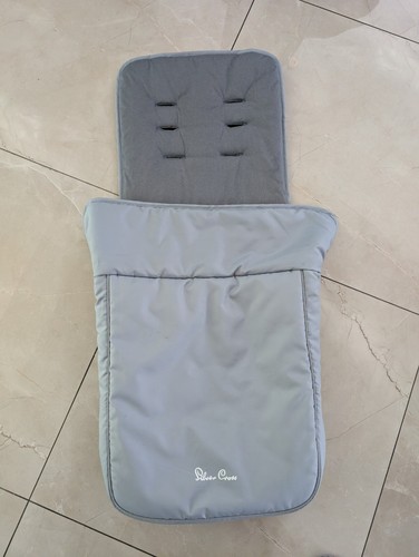 Silver cross pram - cross, footmuff
