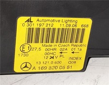 Headlight Right Mercedes-Benz A (W169) A1698200661