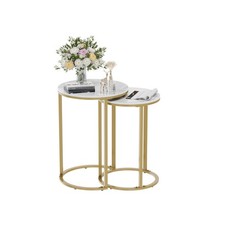 2pcs Round Nesting Side Table