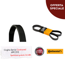 Poly-V Continental Service Belt Fiat 500 C 312 1.3 D Multijet 70 kW 95 hp