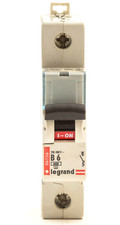 LEGRAND 06156 6 AMP 6A B6 CURVE B 6kA MCB CIRCUIT BREAKER 061 56 TENBY
