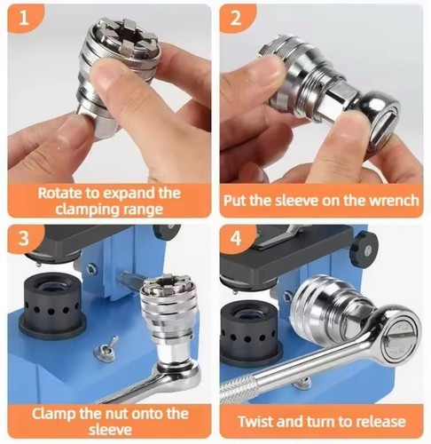 Universal socket adapter set - universal,