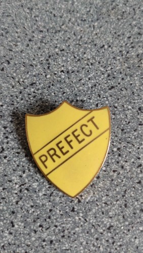 Yellow enamel lapel pin badge - yellow,