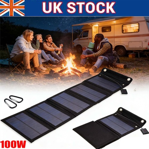 Foldable 100w solar panel - 100w,