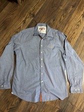 Thomas Pink Men’s Long Sleeve Shirt Size L blue