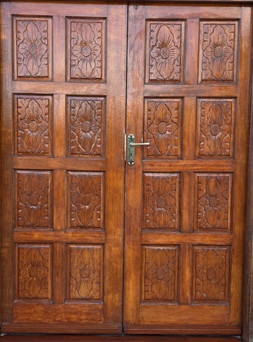 Ornate double single doors - double, &