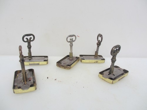 Vintage iron cabinet lock - vintage,