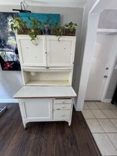 Antique Hoosier Cabinet/Dough