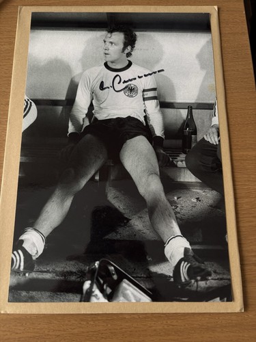 Franz beckenbauer signed west - franz,