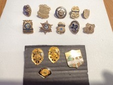 Miniature u.s.  police  badges