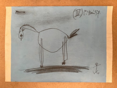Pablo picasso drawing paper - drawing,