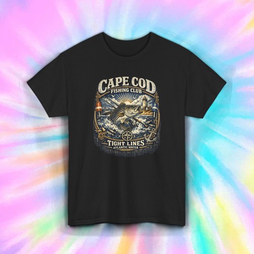 Cape cod fishing club shirt - cod, t-shirt
