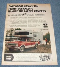 1972 Dodge D200 Camper