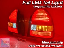 JDM Honda Civic EK2,3,4,9 95-00 3Dr Hatchback Full LED Tail lights OEM Type R v2