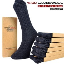 %100 Lambswool Wool Socks