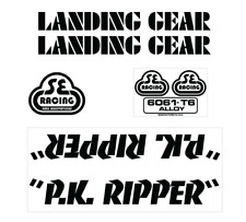 SE Racing PK ripper decal Set