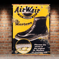 Dr Martens Boots metal wall