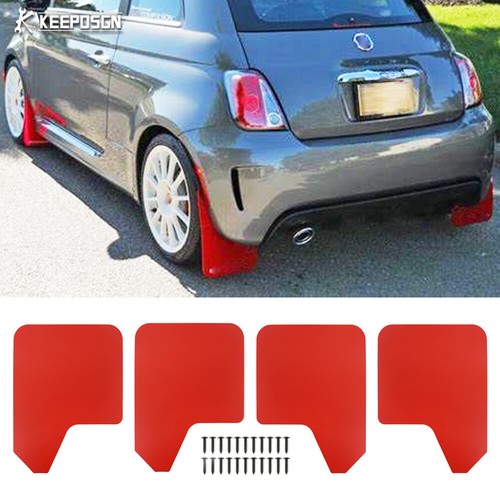 4pcs red mud flap splash - 4pcs,