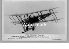 1711. 2 x WWI RAF/RFC Fighter Aircraft. Bristol & Avro. Unposted
