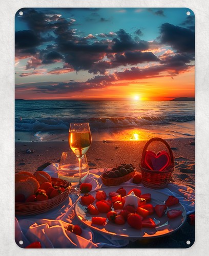 Valentines day beach - valentines, picnic
