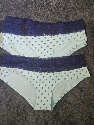 Pack ladies lace trim polka - 5,
