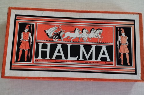 Rare vintage 1950s halma board - rare,
