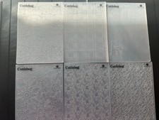 Embossing Folder/Template Bundle x 6 CUTTLEBUG Cardmaking/Scrapbooking/Craft 7.