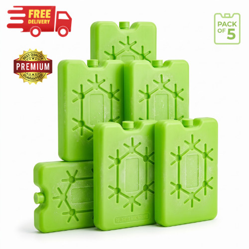 Pack reusable ice packs - 5,