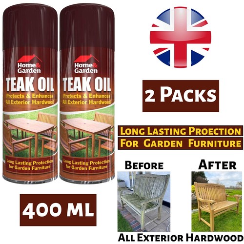 Teak oil spray 400ml - spray, garden