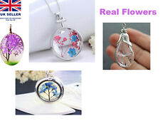 REAL FLOWER NECKLACE PRESSED