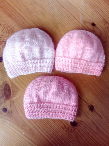 Hand knitted set lovely - hand, 3