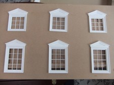 Vintage Dolls House & Basement Georgian Unpainted Flat Pack Kit 1:12 Scale