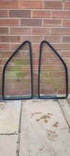 Genuine Ford Escort Mk1 2 Door Rear Side Windows With Rubbers. 1974 Model. Used.