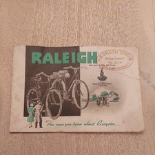vintage raleigh brochure 1950s