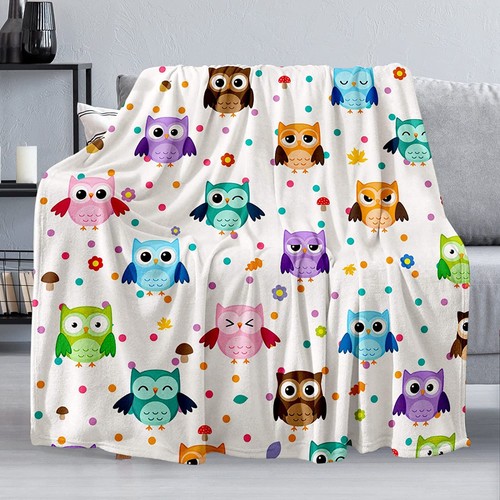 Owl blanket soft warm - owl,