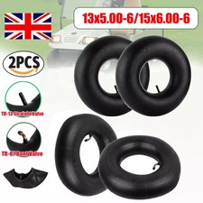 2x Inner Tube 13x5.00-6/15x6.00-6 fits 6" Rims For Lawn mower Garden Tractor ATV