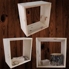 Cube Floating Wooden Book