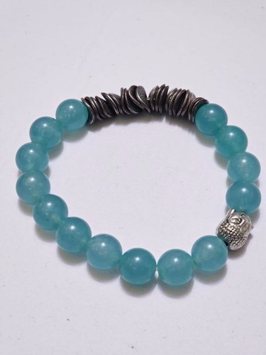 Natural green gemstone bead - natural,