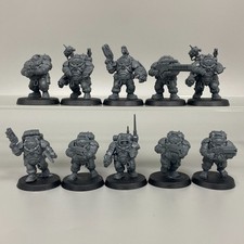 10 HEARTHKYN WARRIORS LEAGUES OF VOTANN WARHAMMER 40K SQUATS GAMES WORKSHOP