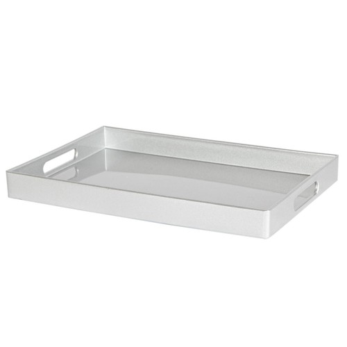 Metallic rectangle serving - metallic,