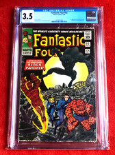 FANTASTIC FOUR #52 CGC 3.5 1st Appearance of The BLACK PANTHER  Silver Age 1966