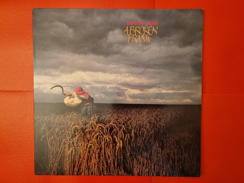 Depeche mode signed broken - mode, a