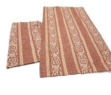 62"x 54"  Pair Of Terracotta Lined Curtains 