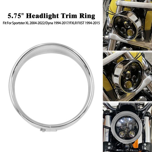 Chrome headlight bezel - 5.75",