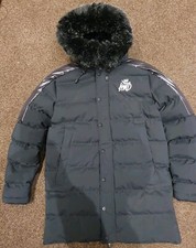 Men's Kings Will Dream Black Puffer Parka Jacket Size Medium M