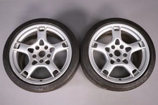 Porsche 997 11x19" complete aluminium wheel with Michelin 99736216200 silver