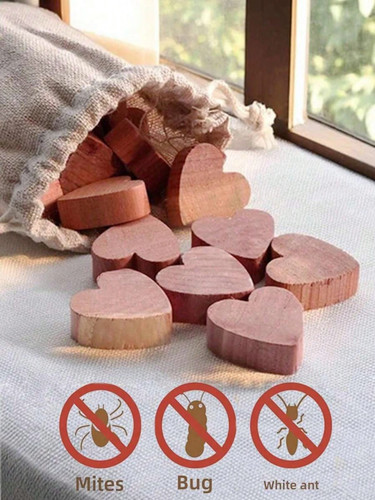 10pcs heart shape - shape, cedar