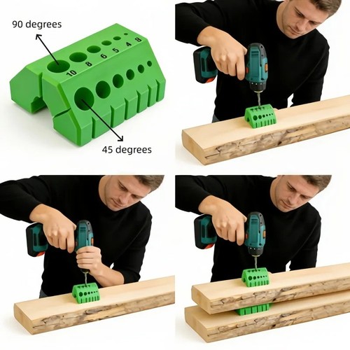 Angled drilling jig 90 - drilling,